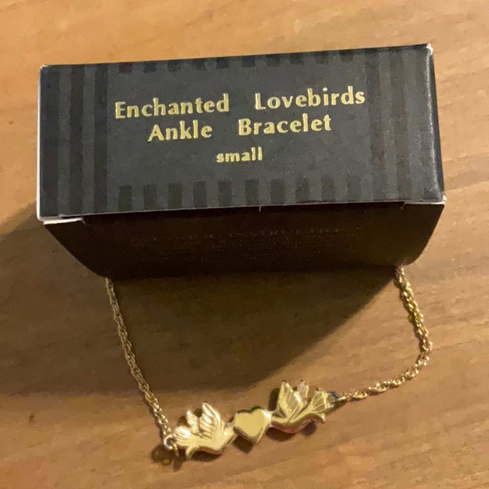 Avon Enchanted Lovebirds Small  Ankle Bracelet 1994 - Picture 3 of 6